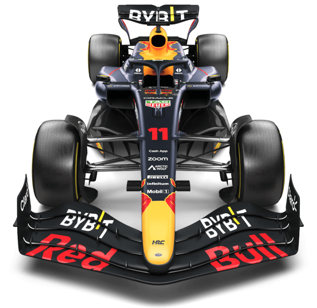The Red Bull Racing RB19 Formula One race car. Image: Red Bull F1 Team.